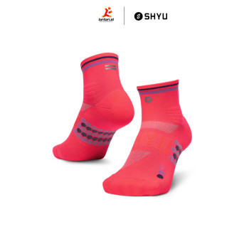 SHYU - Quarter Crew - Cerise - Purple - Black